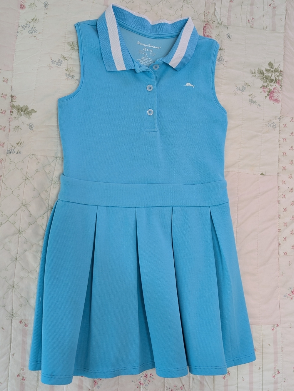 Tommy Bahama Light Blue Active Polo Top